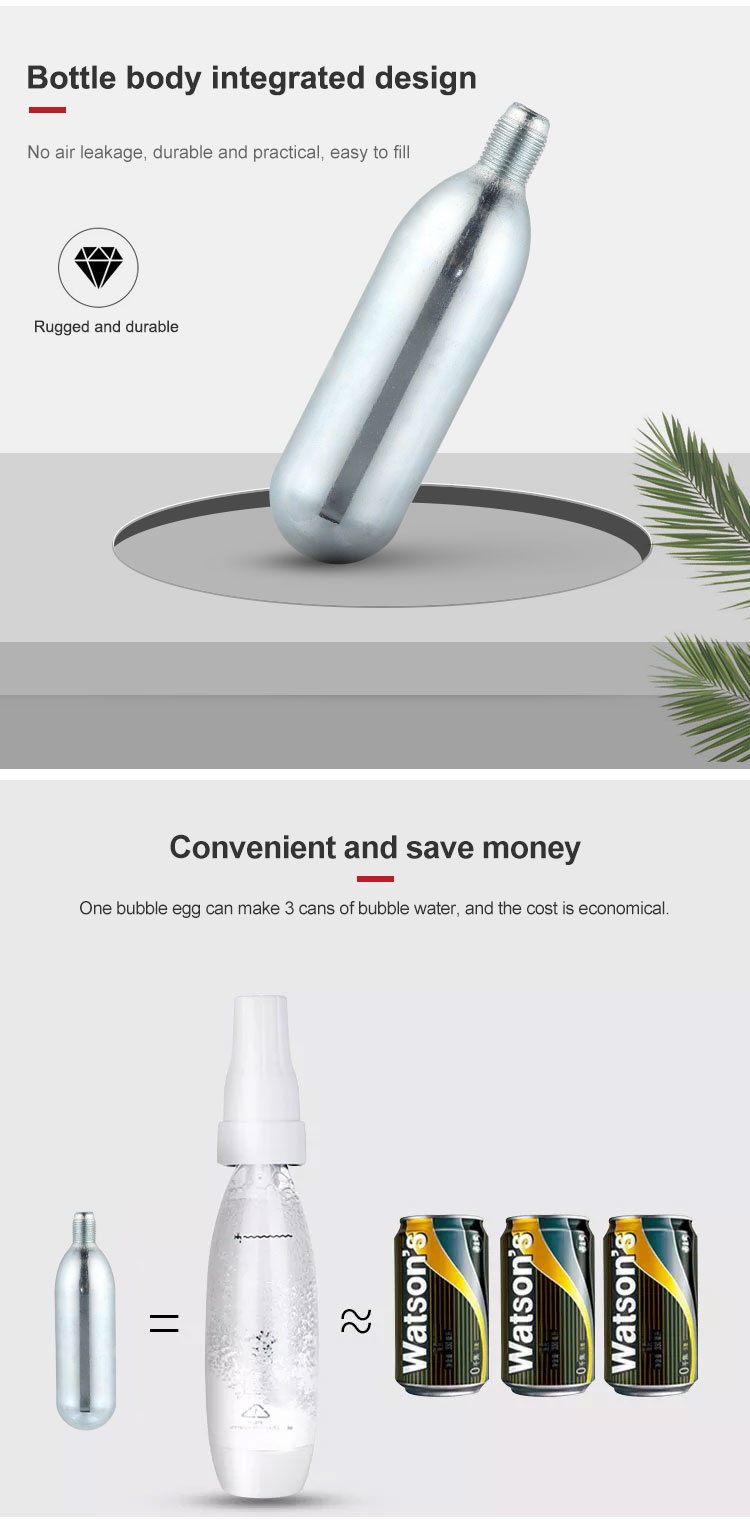 74g CO2 Cartridges for Beverage Preservation